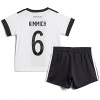 Saksa Joshua Kimmich #6 Koti Peliasu Lasten MM-kisat 2022 Lyhythihainen (+ Lyhyet housut)